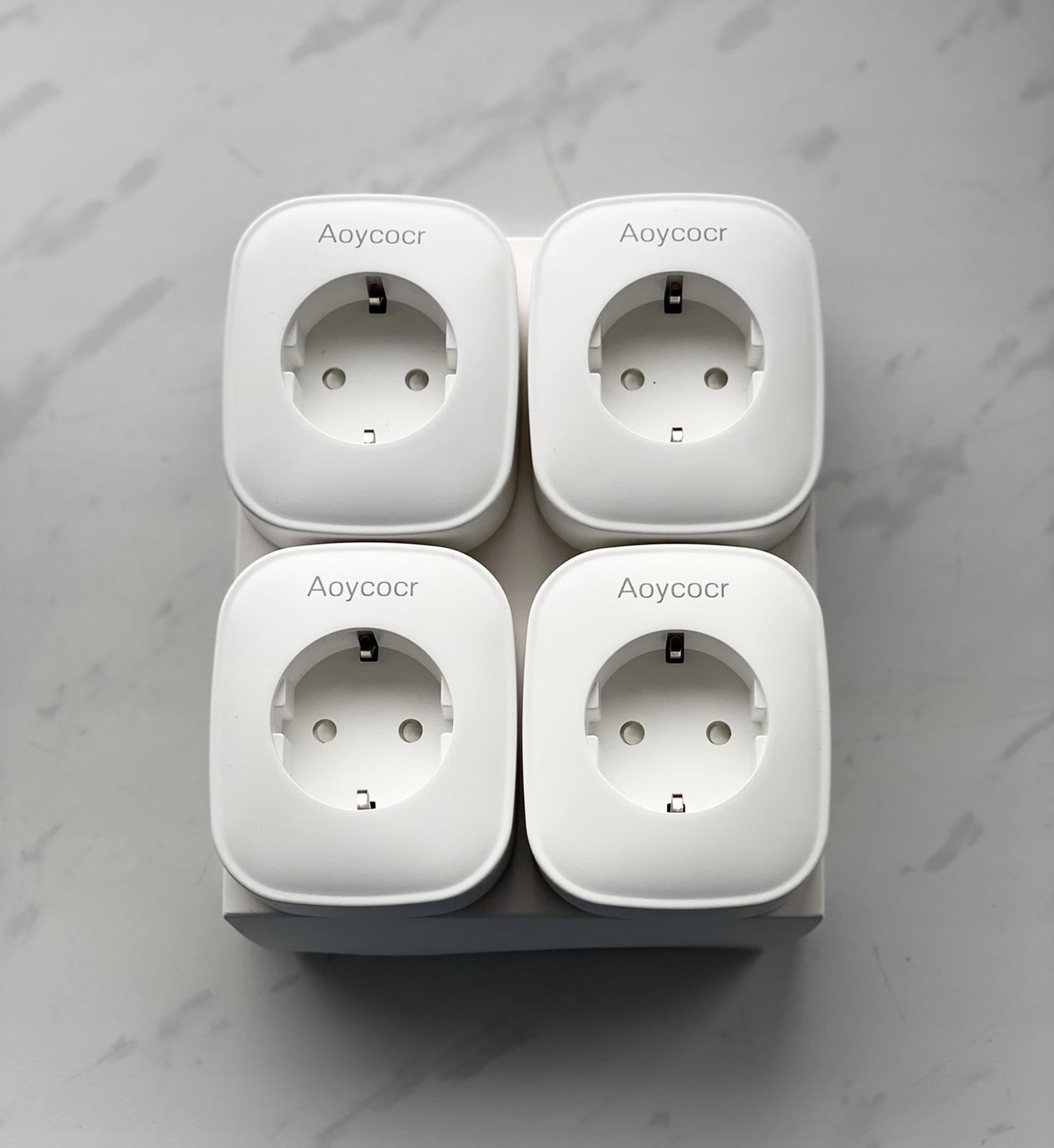 Розумна розетка Aoycocr EU6S Wi-Fi Smart Plug 10A 2300 Вт з дистанційним управлінням Білий (1344) - фото 4