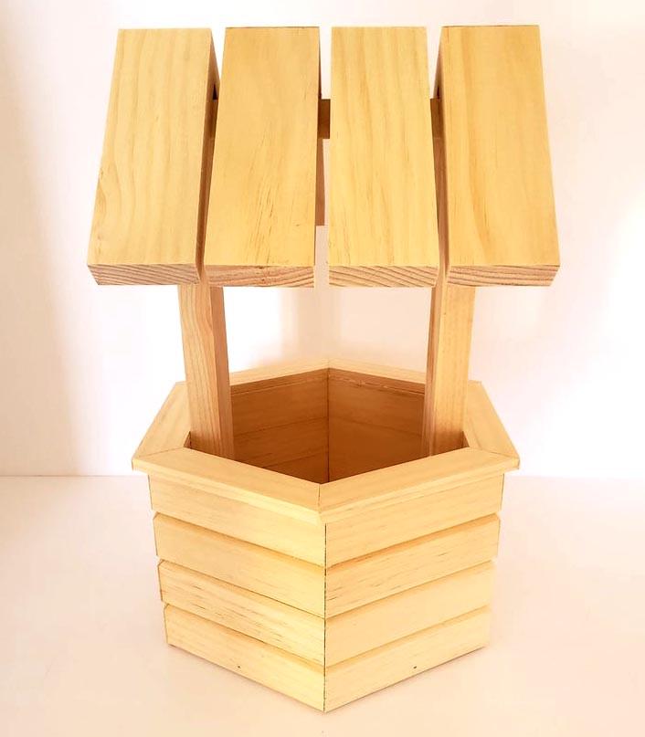 Колодец декоративный из дерева Кватра Бланже (КОС-002601) - фото 3 Колодец декоративный из дерева Кватра Бланже (КОС-002601) - фото 3