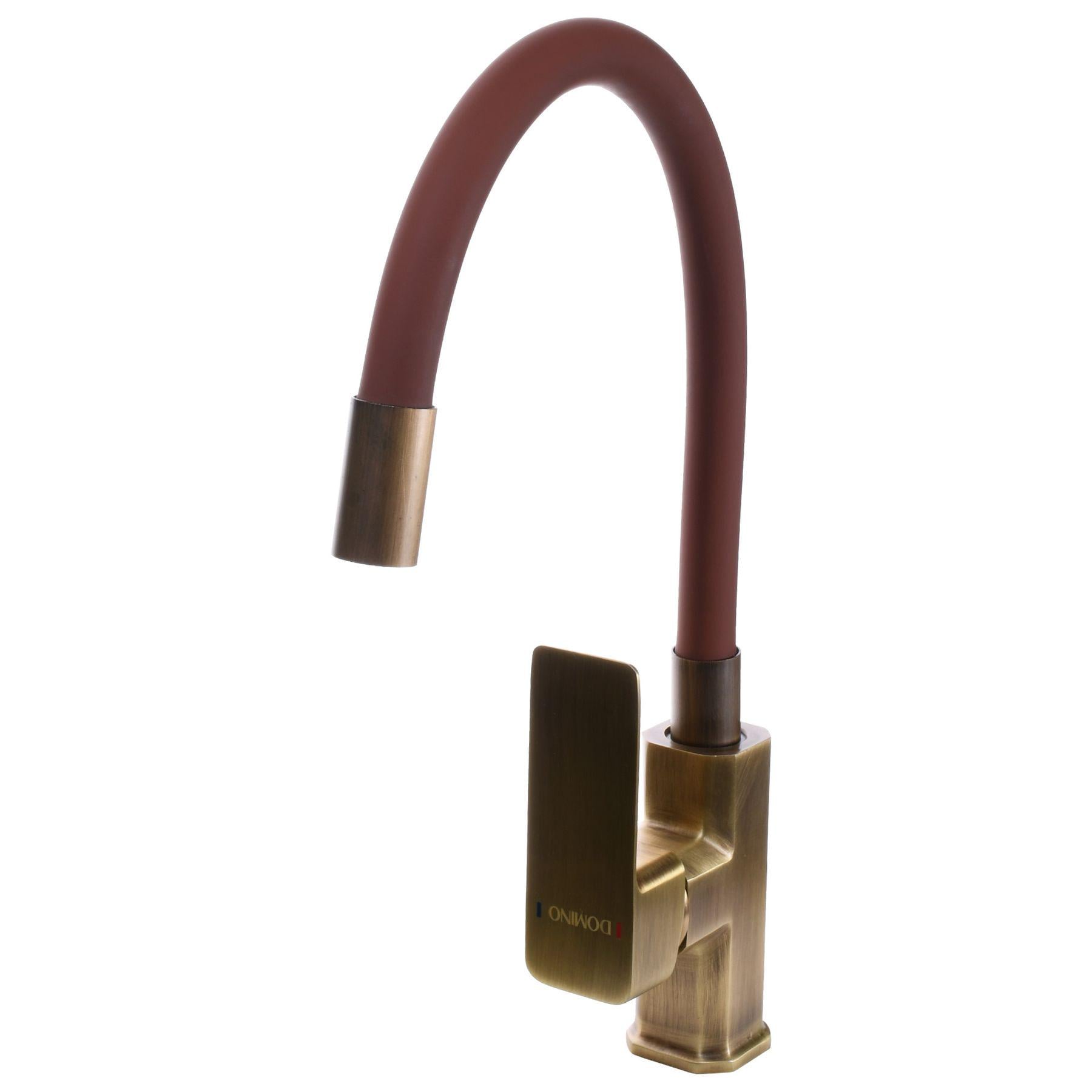 Смеситель для кухни DOMINO MALIBU DMM-203 LR 000020089 с гибким изливом Коричневый (108234)
