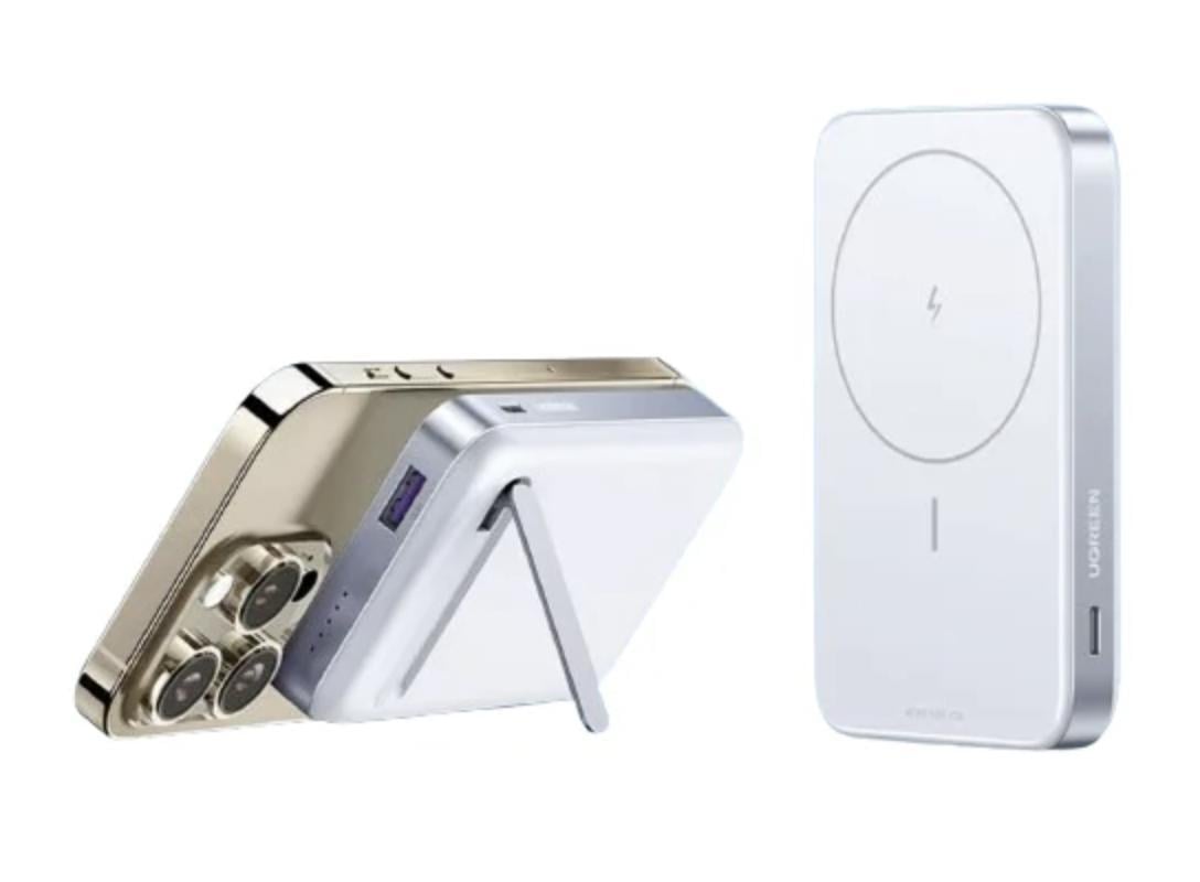 Повербанк UGREEN 10000 mAh MagSafe Magnetic 20W USB-C White (2390696110) - фото 3 Повербанк UGREEN 10000 mAh MagSafe Magnetic 20W USB-C White (2390696110) - фото 3