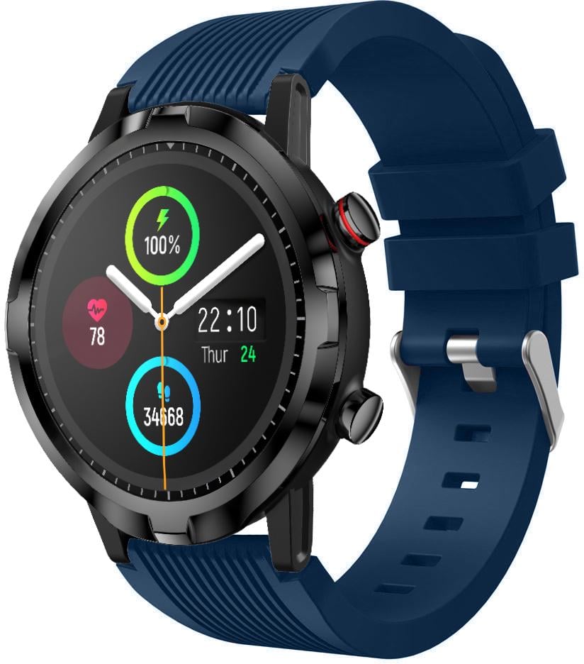 Ремінець Line для Haylou Smart Watch RT LS05S (22мм) Dark Blue (23203-5D)