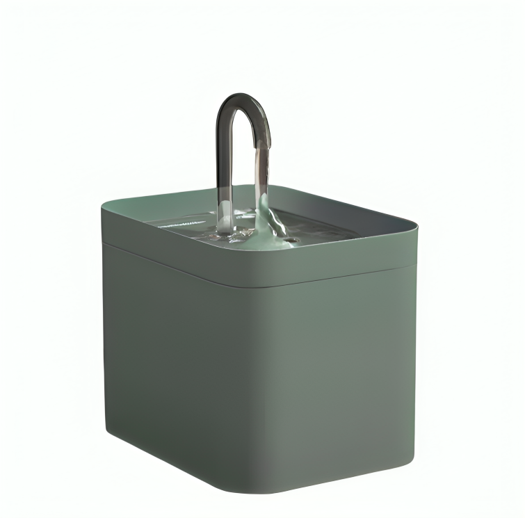 Поилка для кошек и собак Pet Water FOUNTAIN с фильтром 1,5 л Зеленый (242424)