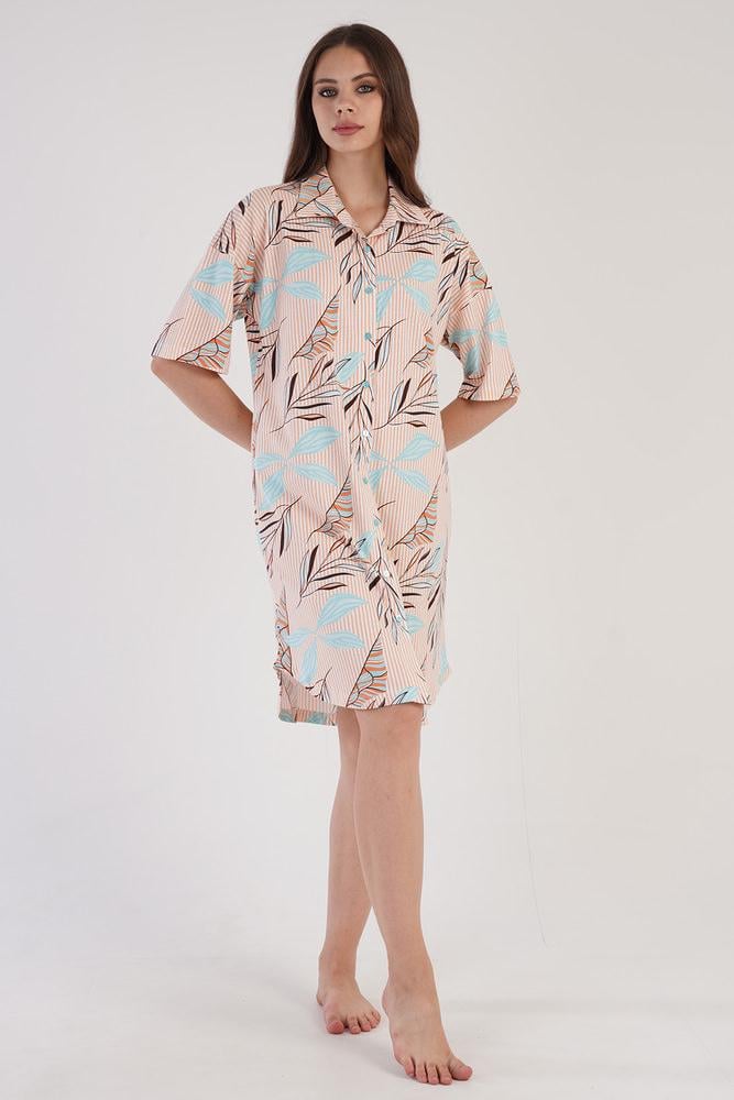 Халат жіночий Vienetta 307005_26 L Помаранчевий (192059-L)