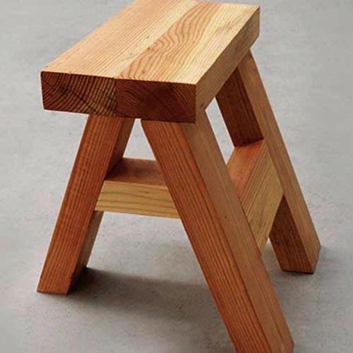 Стульчик из дерева Кардиш Сиена (ТАБ-013205)