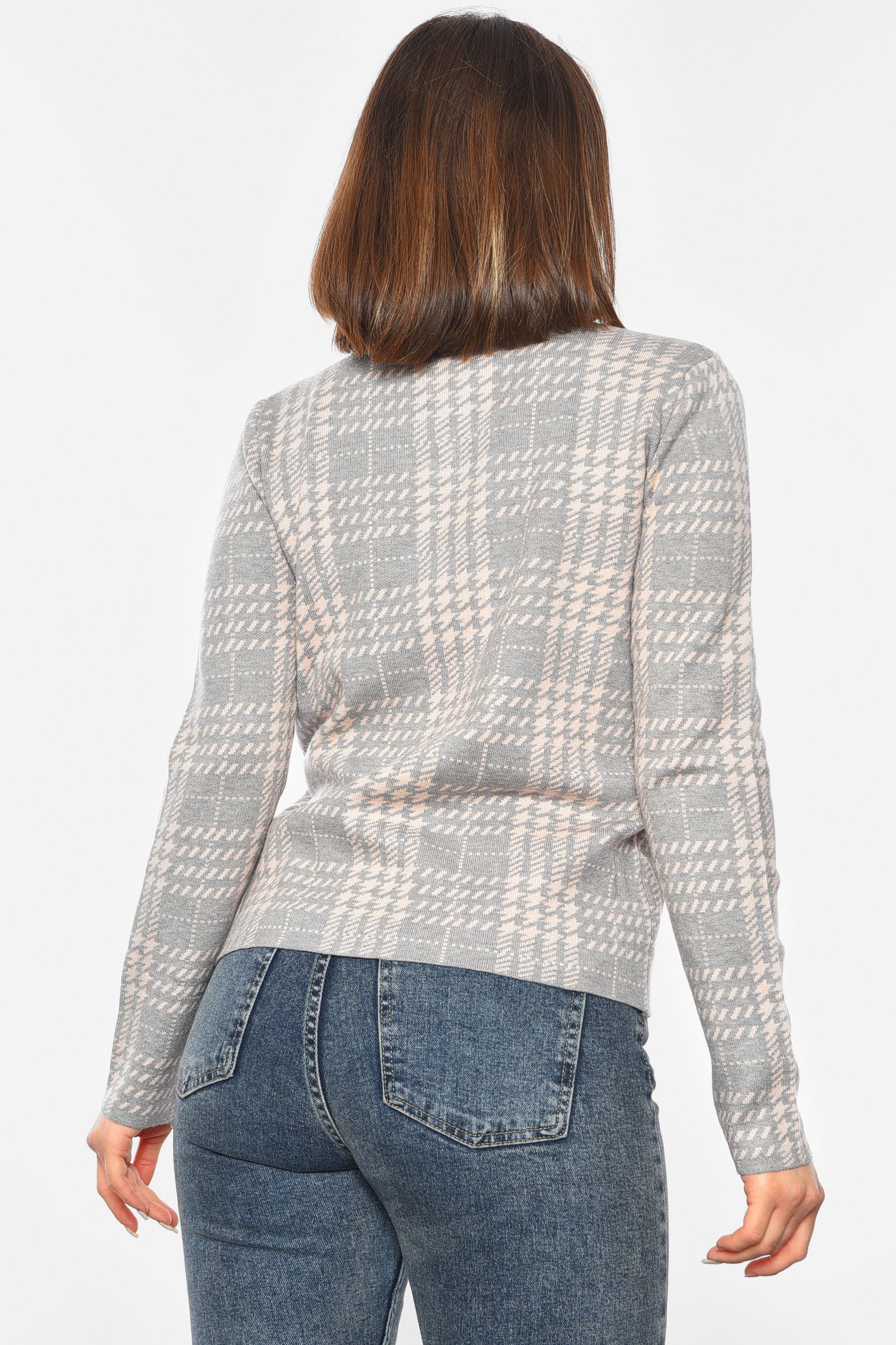 Светр жіночий S-M Сірий (192407) - фото 3 Светр жіночий S-M Сірий (192407) - фото 3