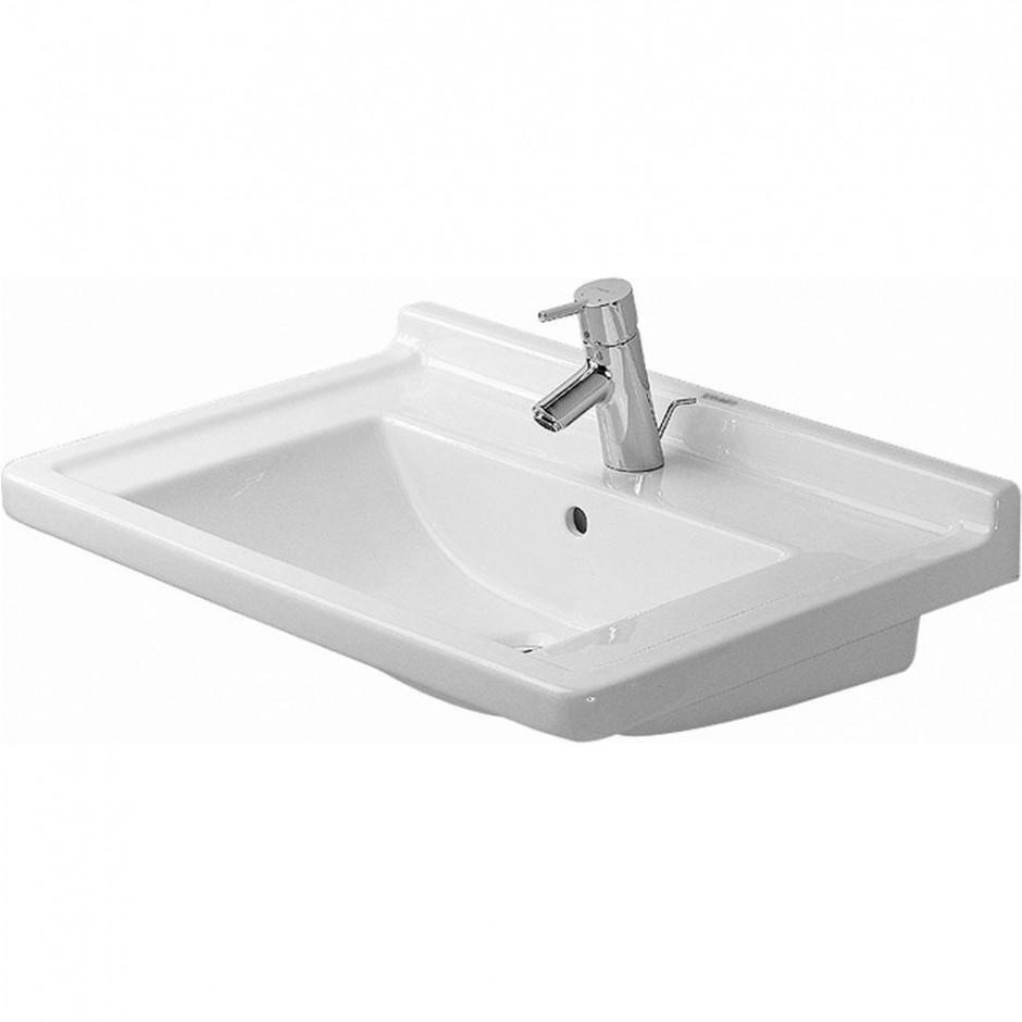 Умывальник подвесной DURAVIT Starck3 0304700000 700x490x195 мм Белый (112962)