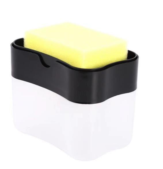 Дозатор для миючого засобу з підставкою для губки 2 в 1 (29614) Дозатор для миючого засобу з підставкою для губки 2 в 1 (29614)