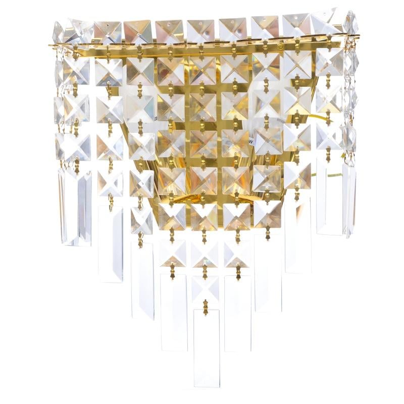 Бра настенное накладное BCL-261W/2 хрустальное (186315)