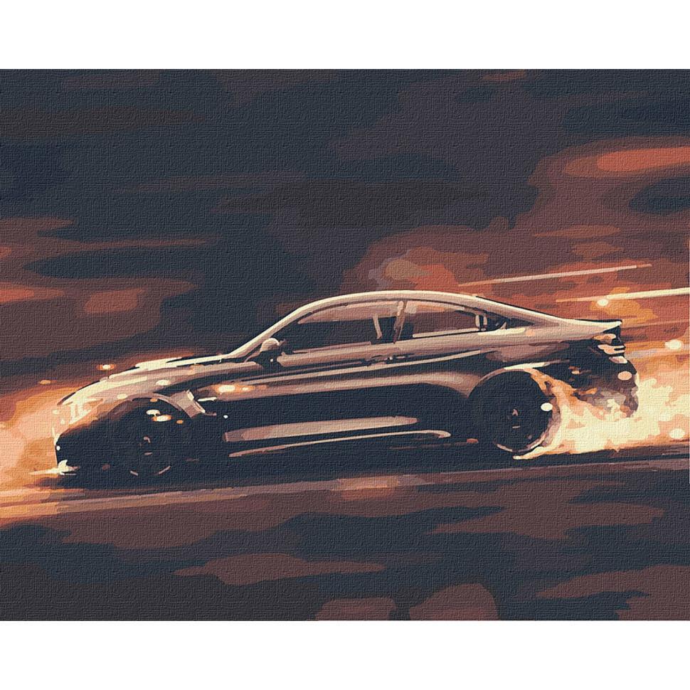 Картина по номерам Идейка Безумная скорость 40x50 см (KHO2521)