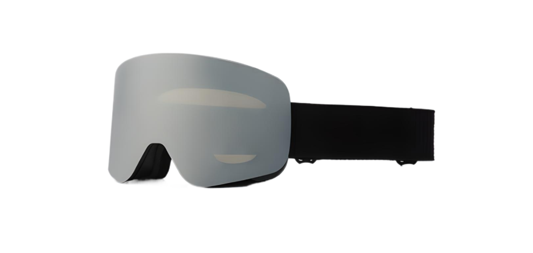 Маска горнолыжная детская HX26 без рамки с двумя шарами линз AntiFog 6-14 лет Черный (32311717)