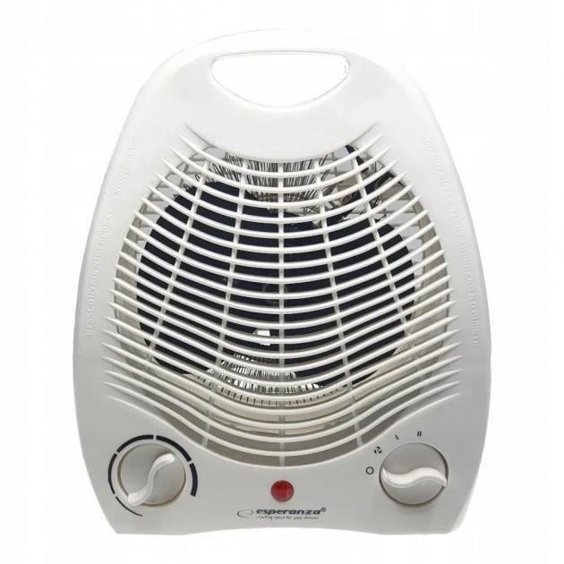 Тепловентилятор Esperanza Hot Air Fan Gobi 2000 Вт с термостатом и защитой от перегрева Белый