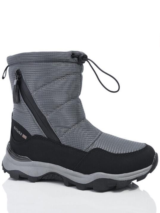 Дутики з натуральної овчиною Sayota CN871-6 р. 38 Сірий