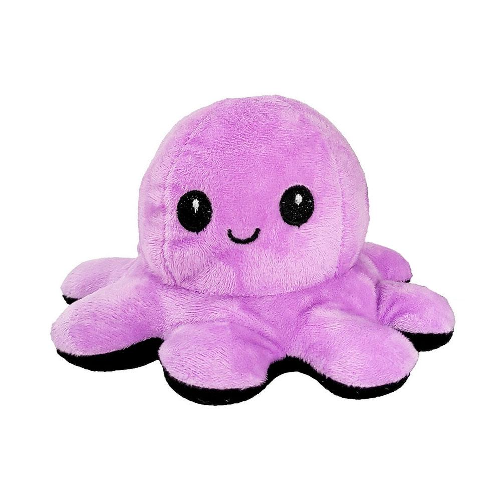 Мягкая игрушка-перевертыш Осьминог Черно-фиолетовый (1008631-Other-10)