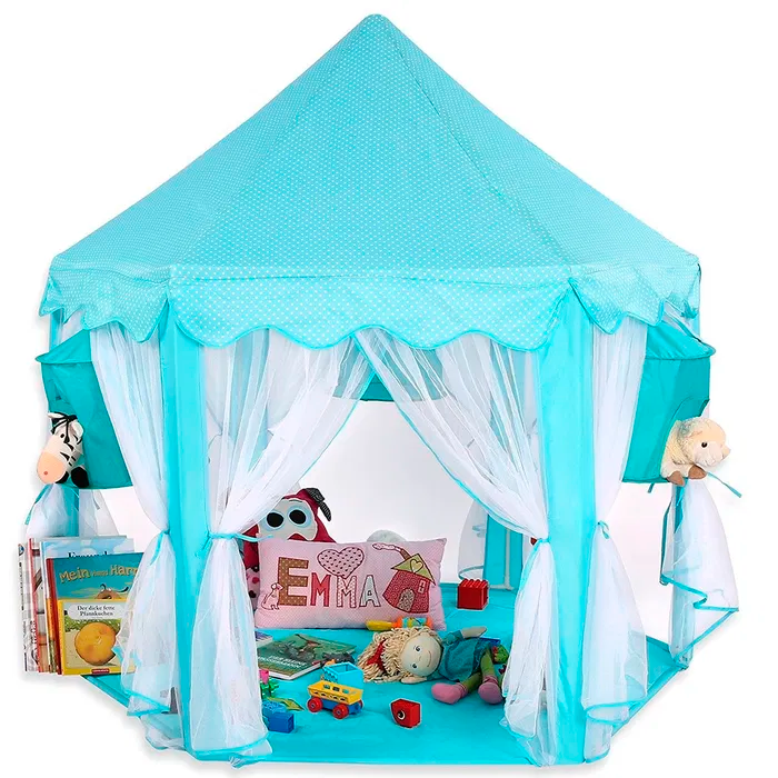 Палатка-манеж детская Bambi на колышках Синий (63-75-M 3759) Палатка-манеж детская Bambi на колышках Синий (63-75-M 3759)