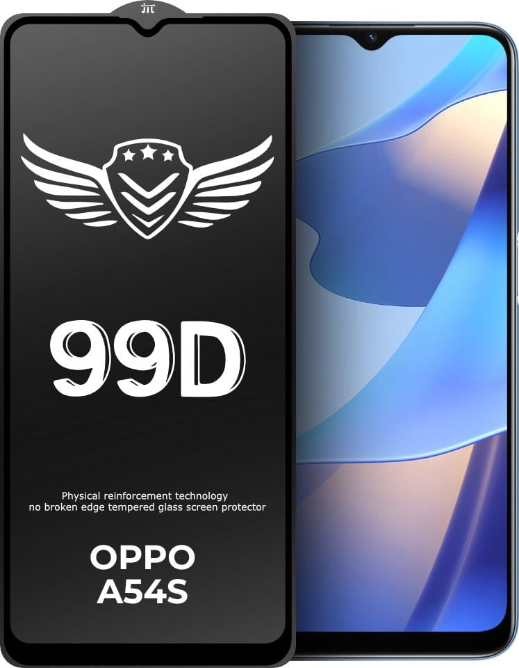 Стекло защитное FlyGuard Oppo A54s Full Glue (31274)