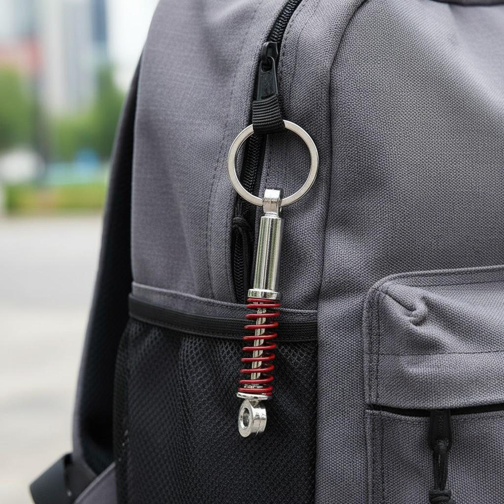 Брелок для ключей Автомобильный амортизатор металлический Красный (99_20_0_1С) - фото 7