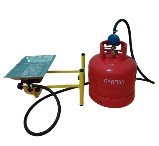 Комплект газовий з балононом/нагрівачем/редуктором/шлангом 15 л 2,9 кВт 2 м (20079113) - фото 2