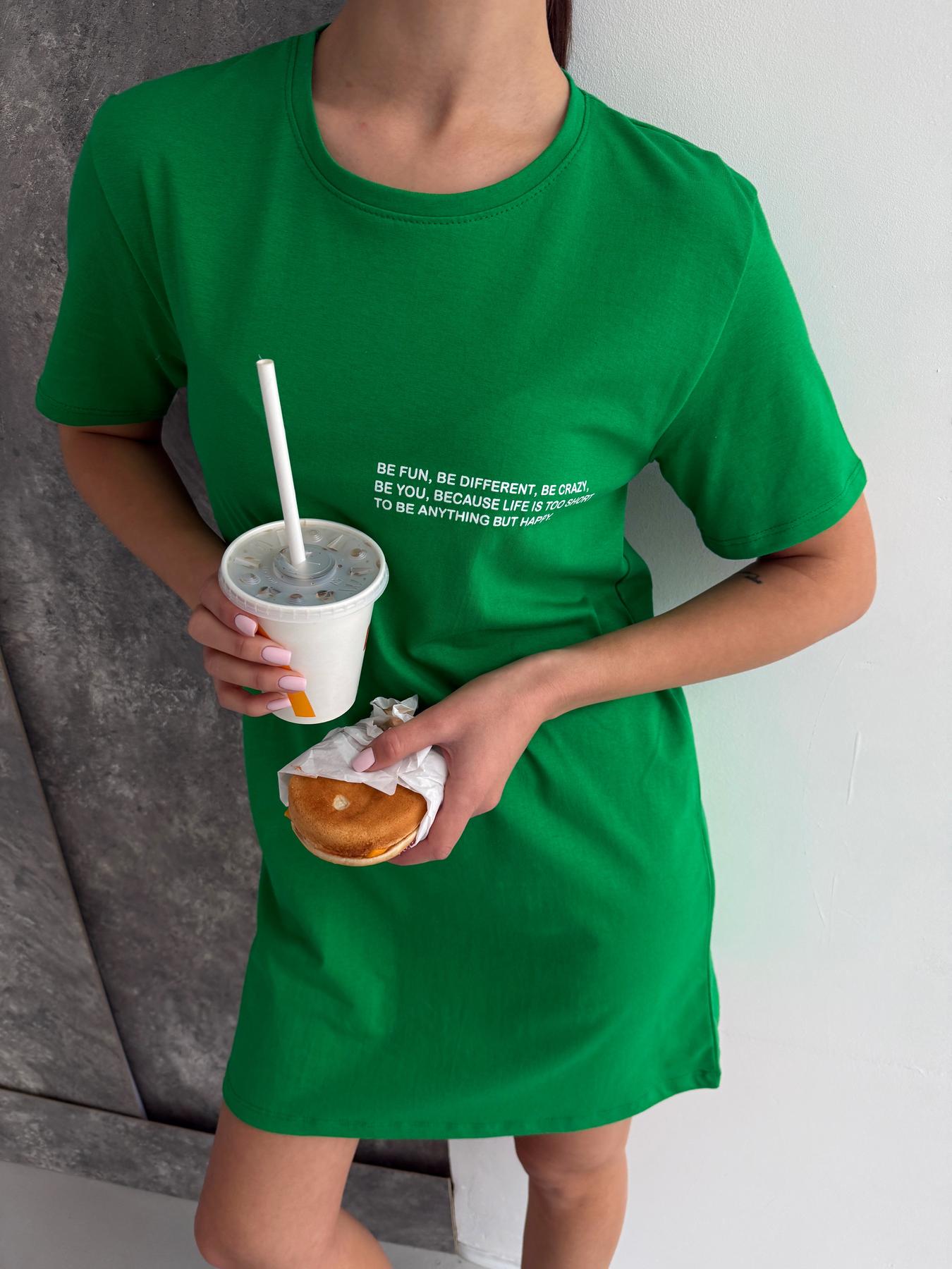 Туника-футболка Be Happy 3XL Трава (ST4) - фото 5 Туника-футболка Be Happy 3XL Трава (ST4) - фото 5