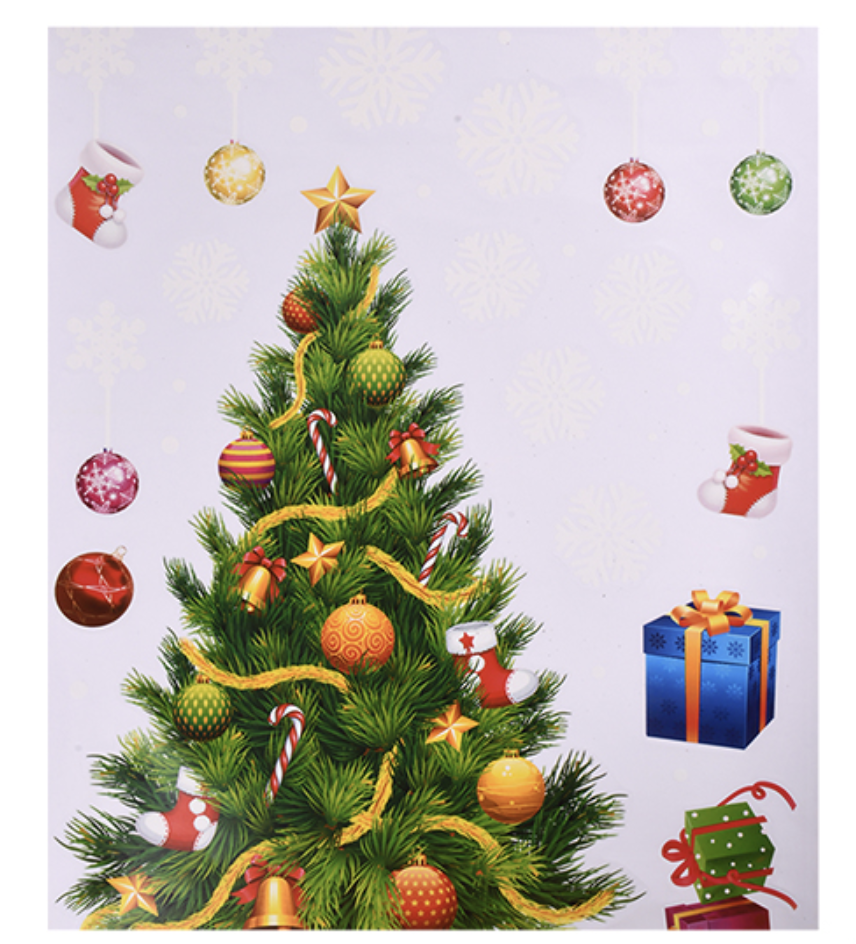 Наклейка на окна Santa&Co 60х45 см (R33942) Наклейка на окна Santa&Co 60х45 см (R33942)