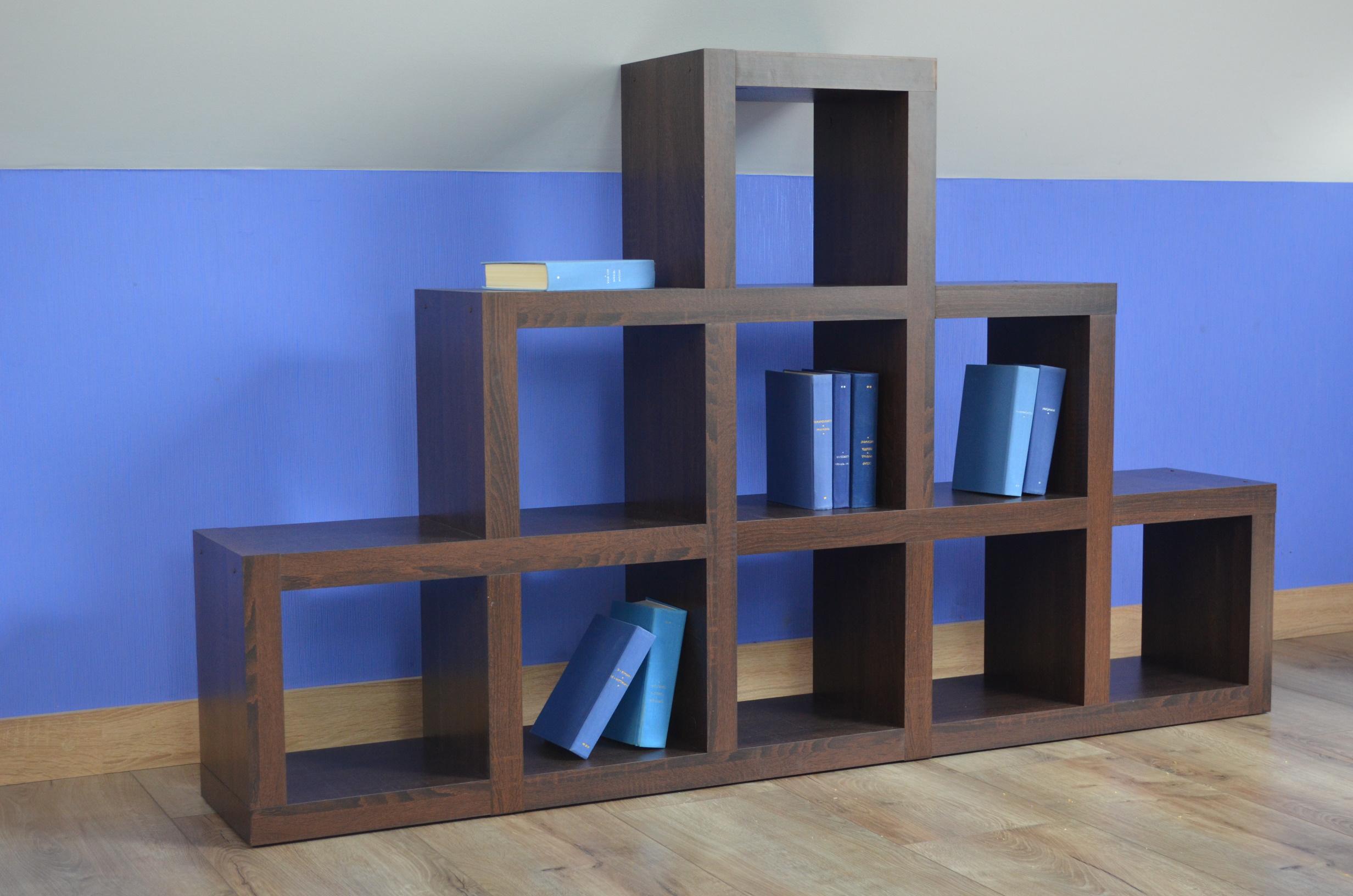 Шафа у дитячу кімнату Inteo Кубус Гірка 3 1750х1070х290 мм товщина корпусу 50 мм Венге