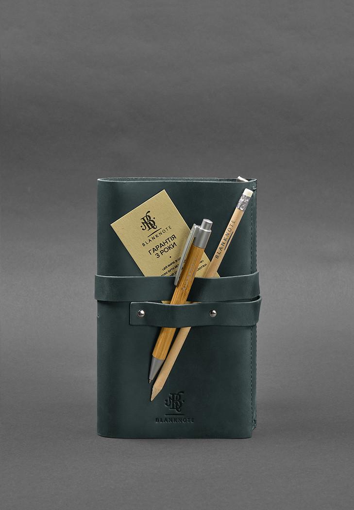 Блокнот шкіряний Софт-бук 1.0 Зелений (A-026381) - фото 5 Блокнот шкіряний Софт-бук 1.0 Зелений (A-026381) - фото 5