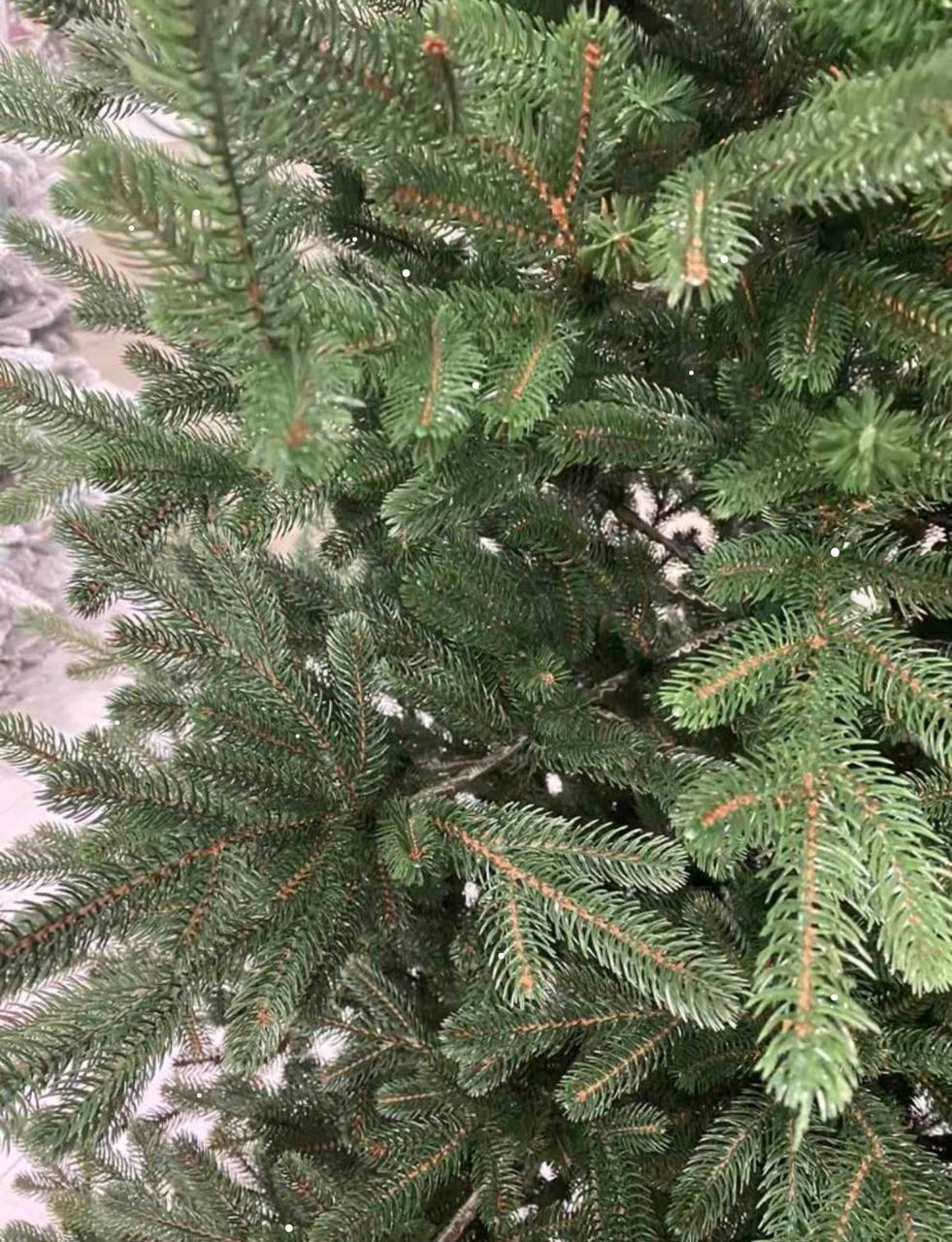 Штучна ялинка новорічна Віденська лита 2,30 м з металевою підставкою Зелений (21626487) - фото 7