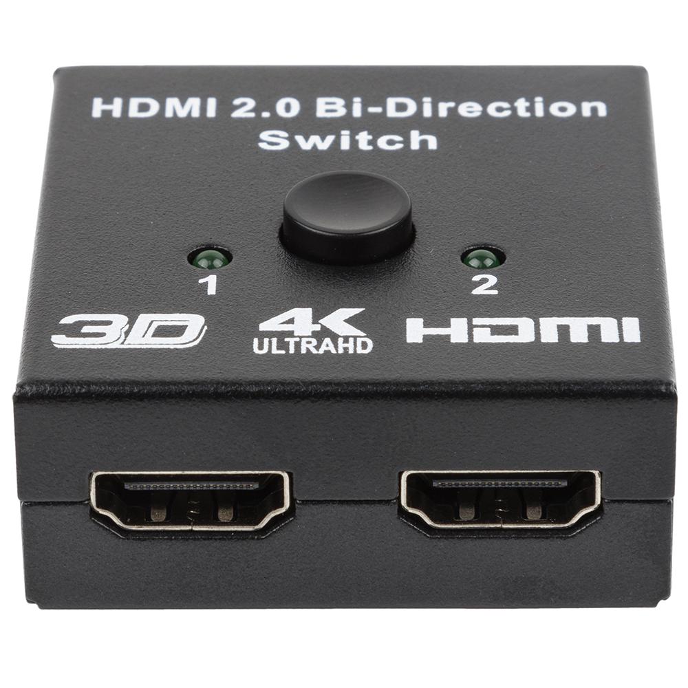 ᐉ Двунаправленный HDMI переключатель 4Sport Switcher 2to1 Black (WAZ ...