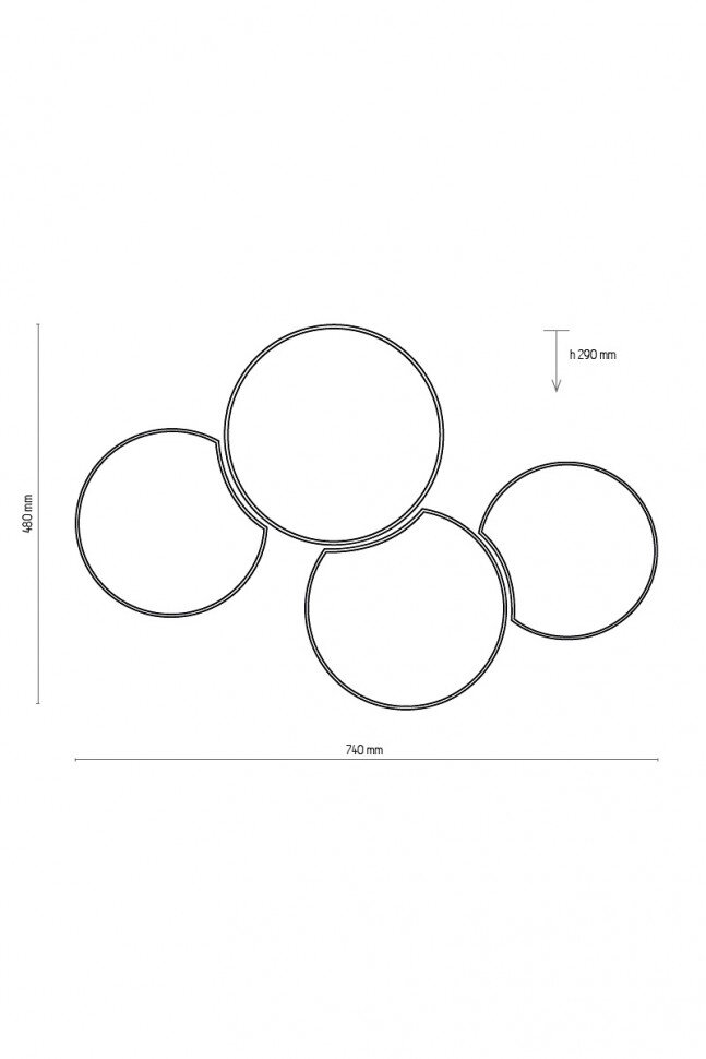 Люстра TK Lighting MONA WH 4 (3442) - фото 2
