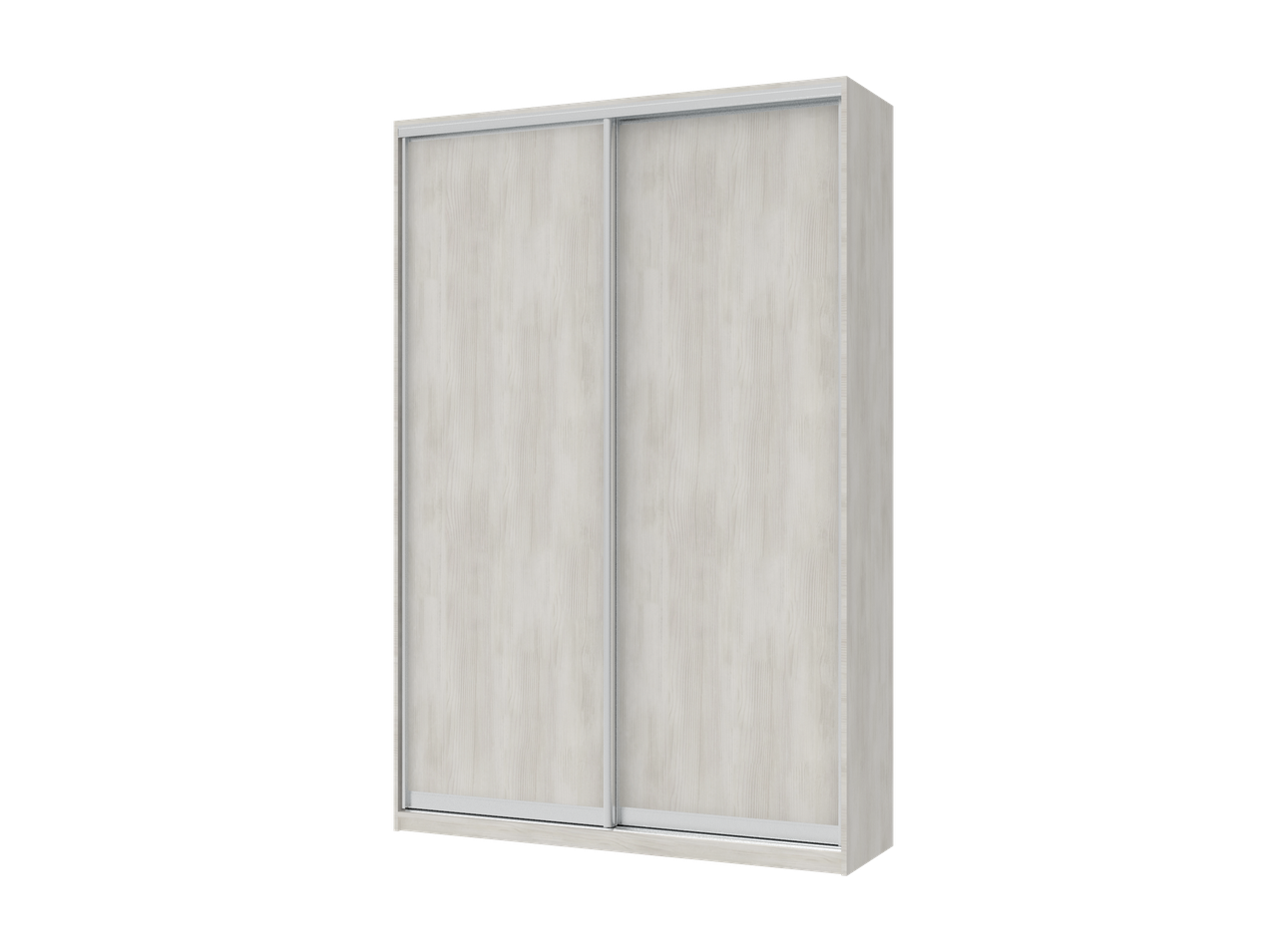 Шафа купе Doros Сіті Лайт 2 ДСП 150х45х225 см Біле дерево (42002017)