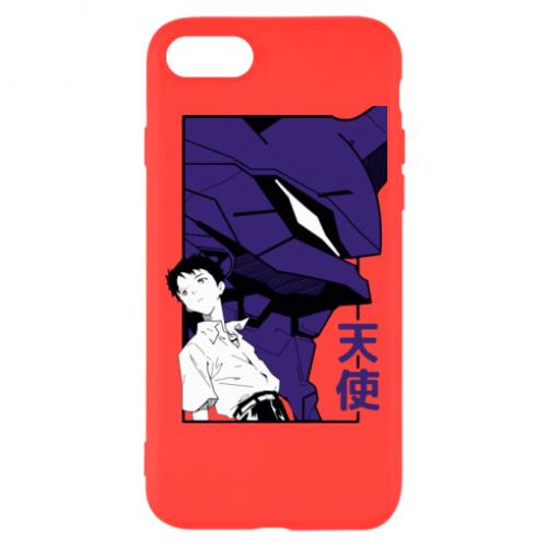 Чехол для iPhone 8 Evangelion - Ikari Shinji (6529558-3-128886)