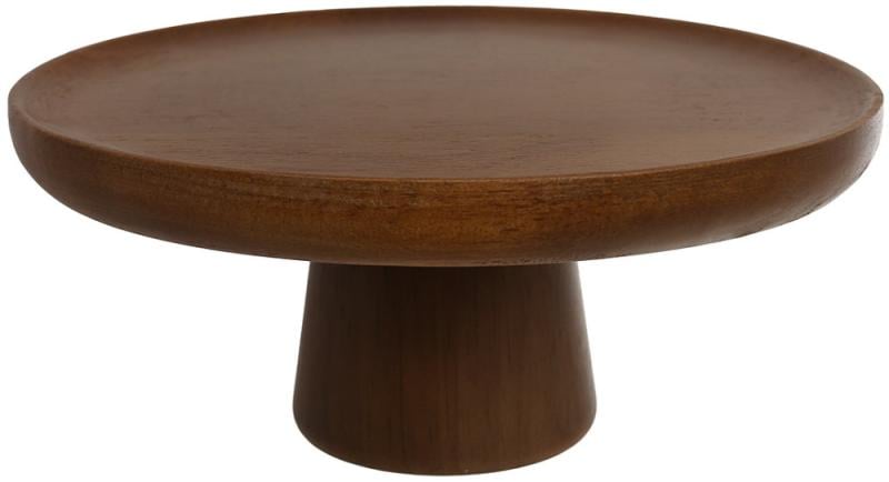 Тортовница из акации на ножке Wooden Rock Ø 21,5 см