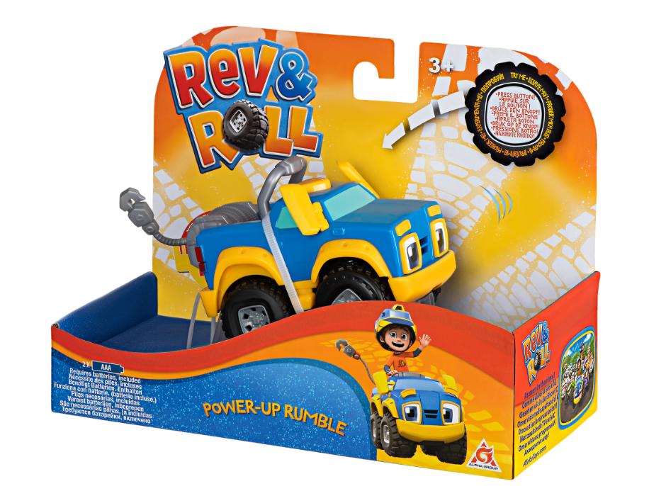 Детская игровая фигурка Rev&Roll Power-Up Рамбл (EU881210) - фото 4