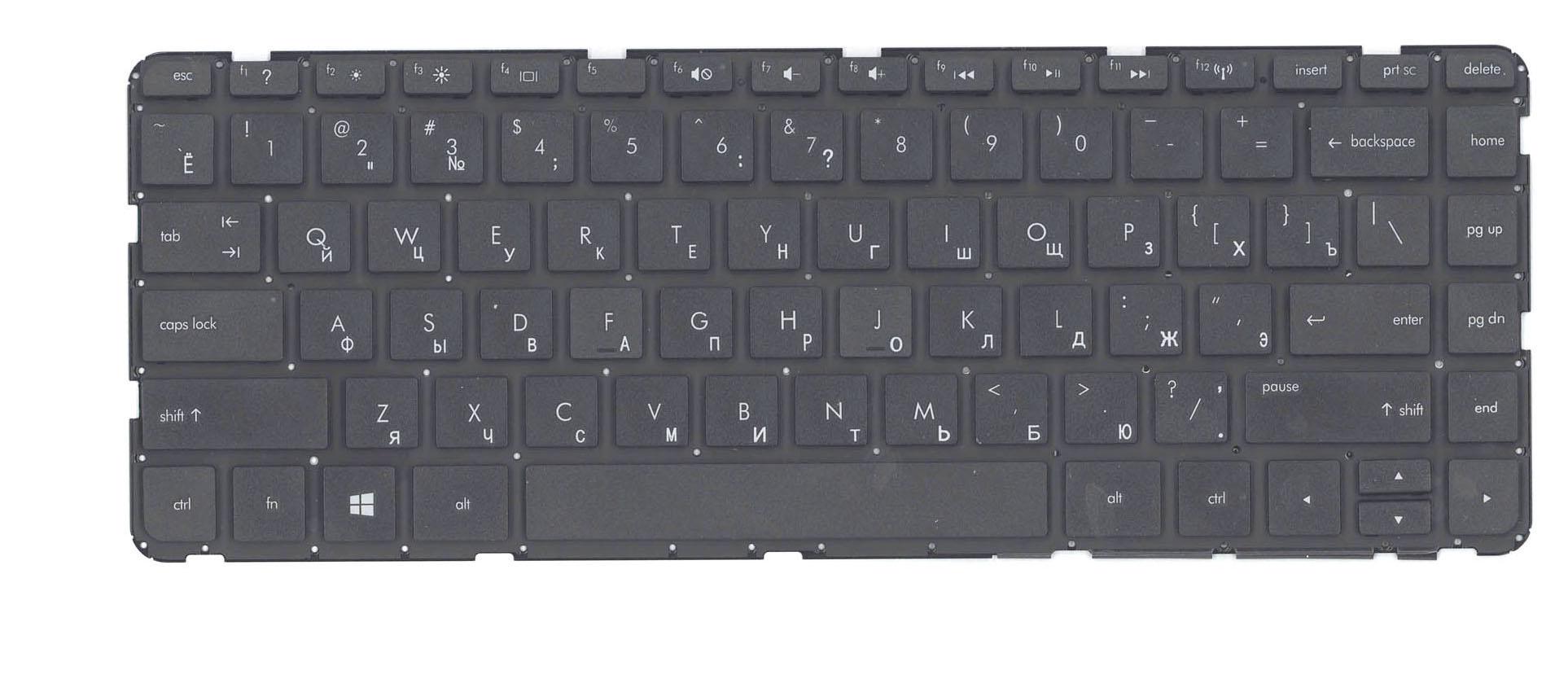 Клавиатура для ноутбука HP Pavilion 14-e Black