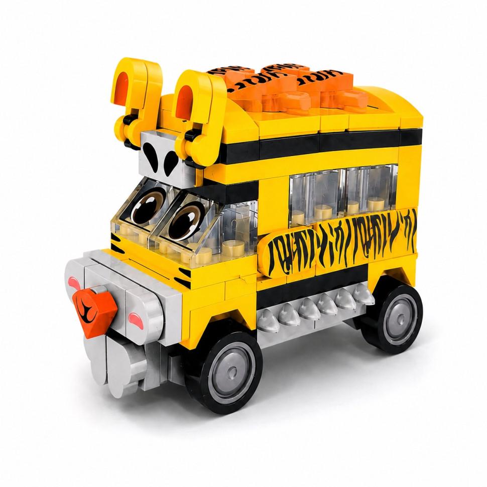 Конструктор детский Tiger Bus BB121E-D серии Animal Bus 113 дет.