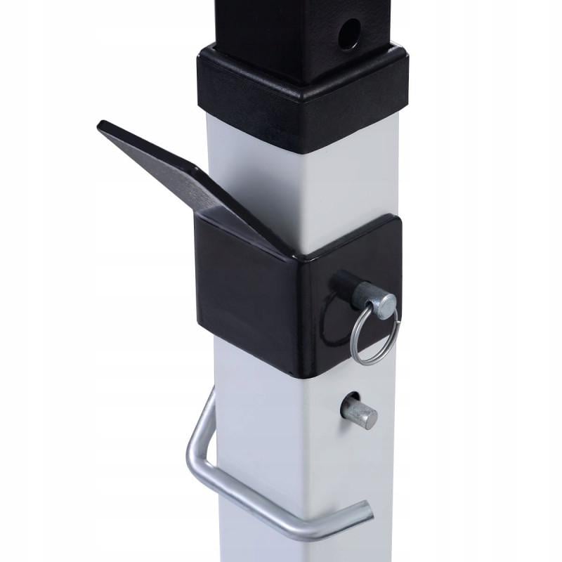 Лава для жиму WCG складана зі стійками під штангу Хром/Чорний (до 250 кг) - фото 4