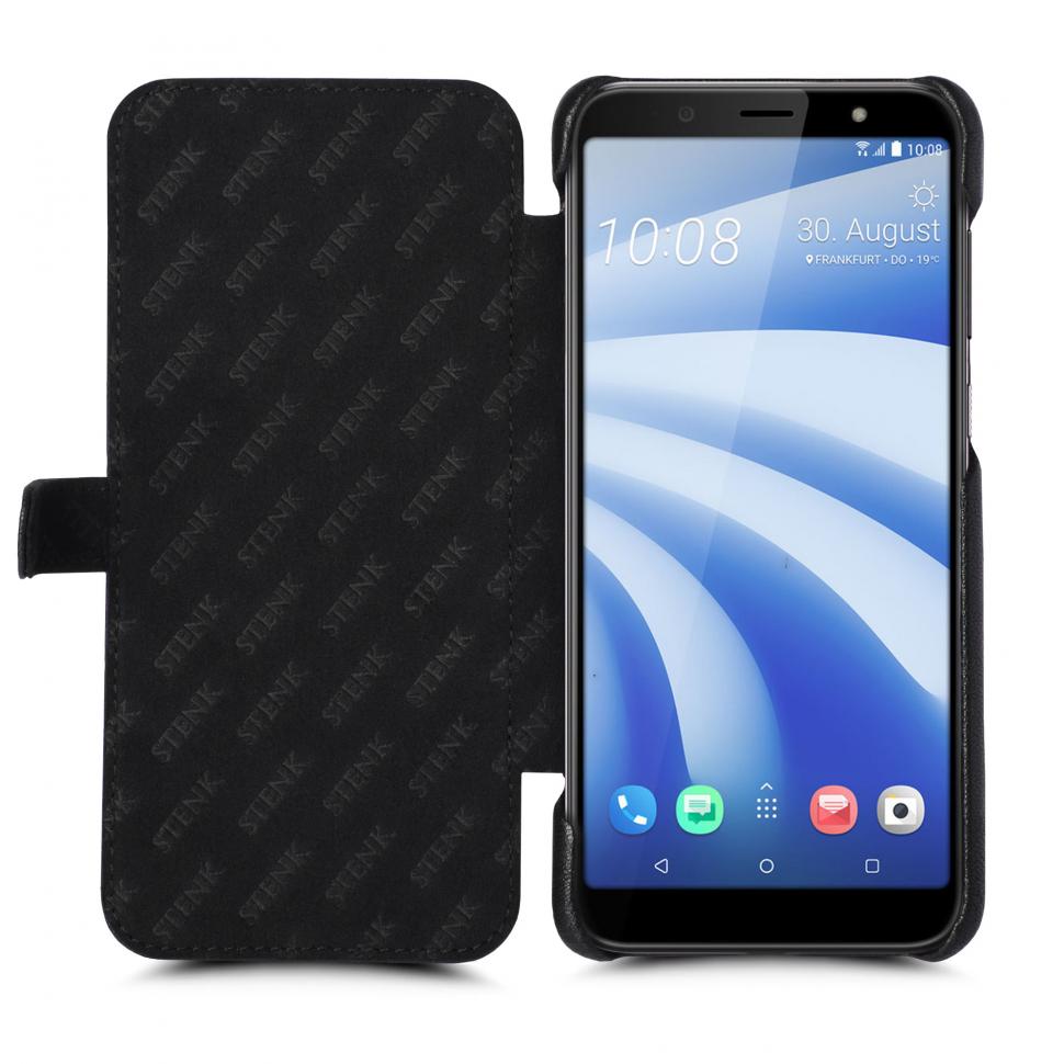 Чехол книжка Stenk Premium для HTC U12 Life Черный (64273)