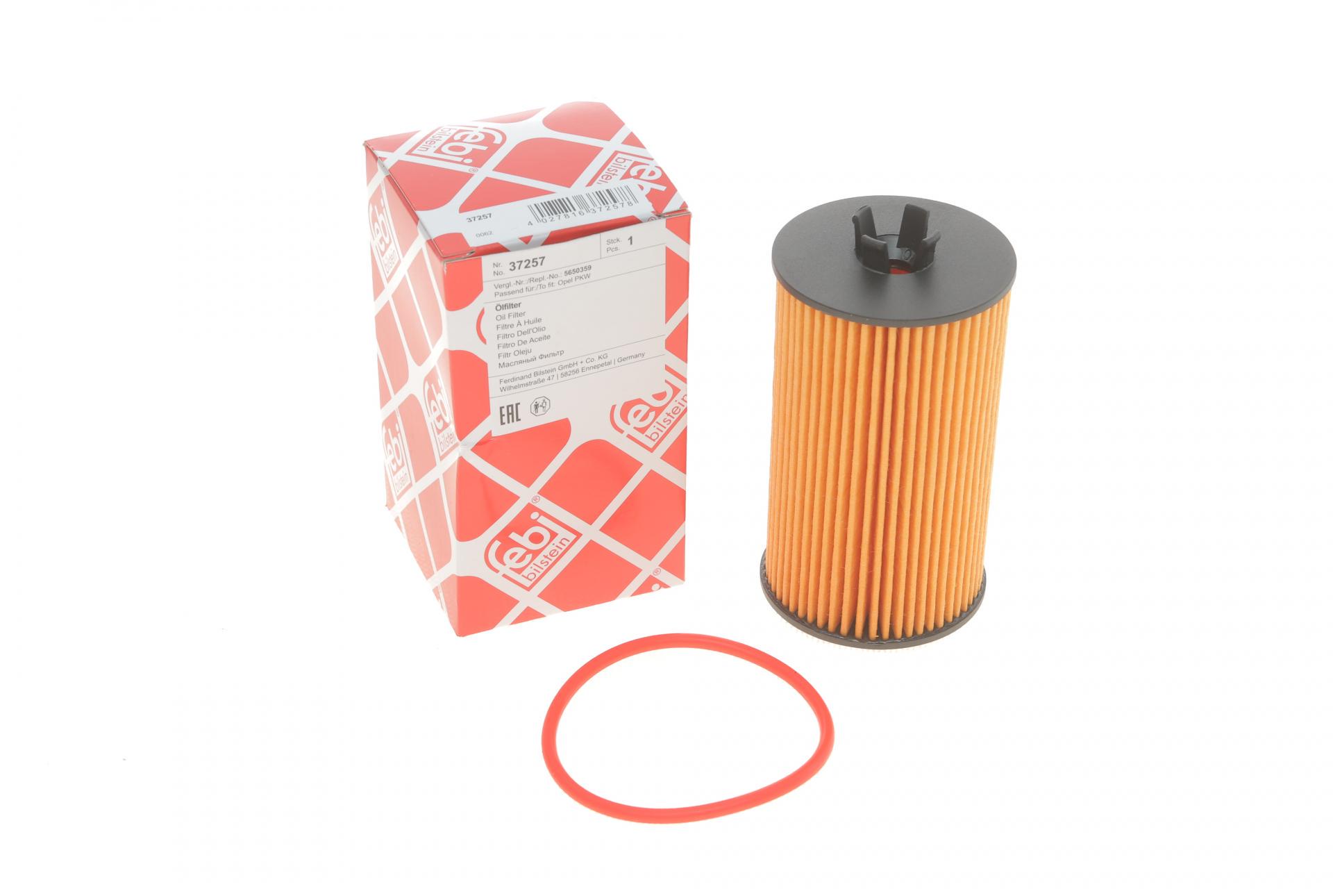 Фильтр масляный FEBI BILSTEIN для Opel Astra 1,0-1,8/Combo 1,4i 16V 05- (37257)