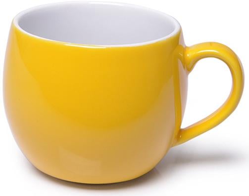 Кружка керамическая Fissman Liana 320 мл Желтый (FN-9398)