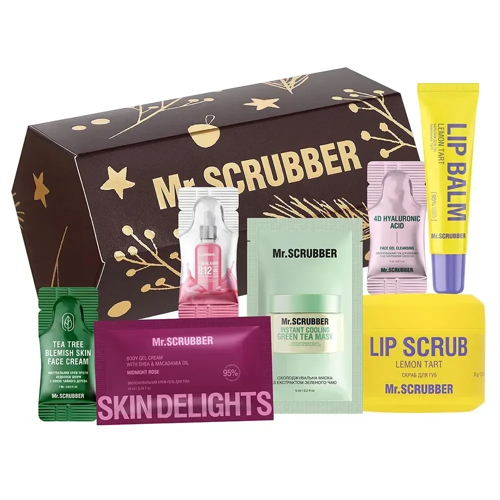 Подарунковий набір доглядової косметики для обличчя Mr.SCRUBBER Secret Santa Brown (2847825232) Подарунковий набір доглядової косметики для обличчя Mr.SCRUBBER Secret Santa Brown (2847825232)