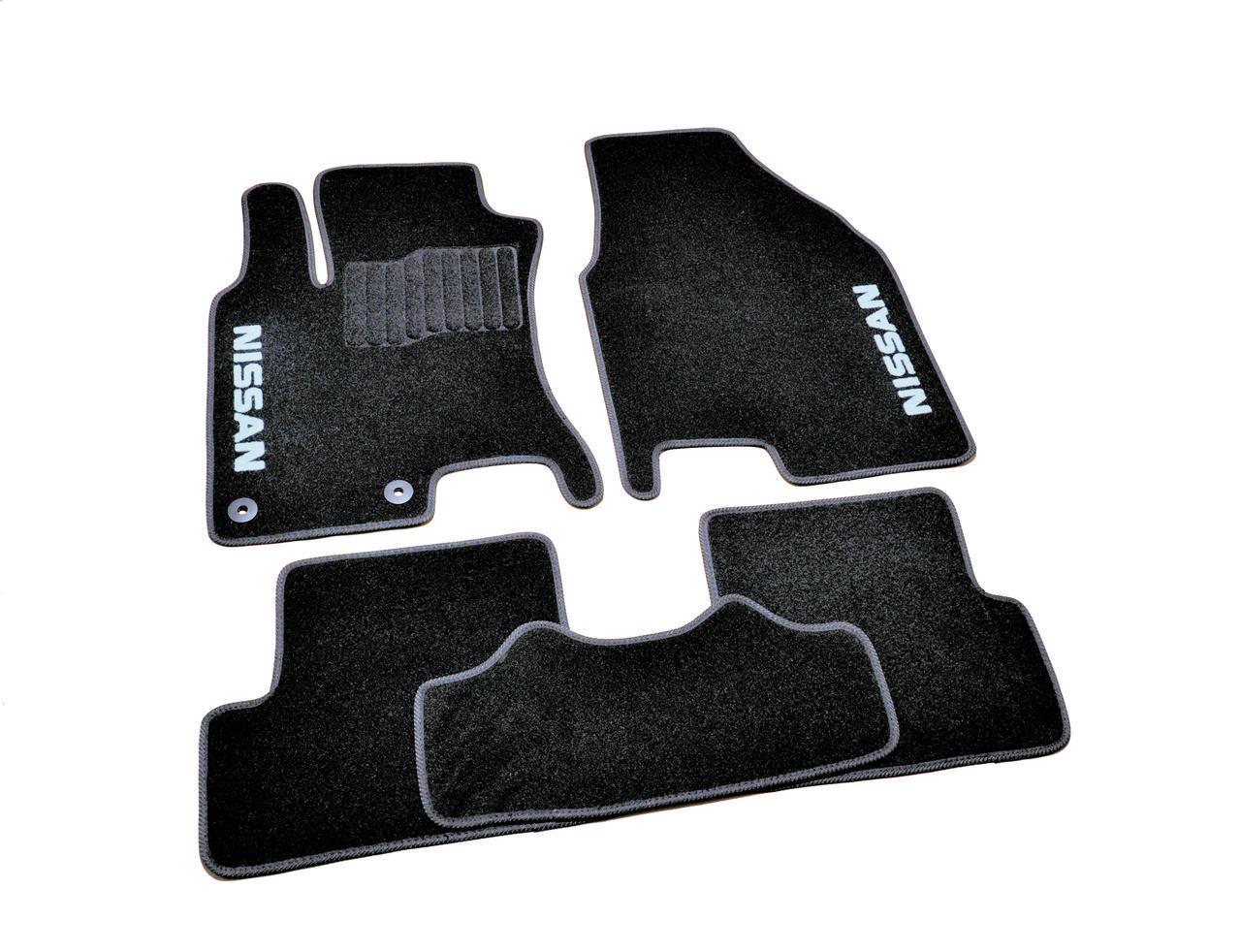 Килимки в салон ворсові для Nissan Qashqai 2007-2013 5 шт. Чорний (1398312949)