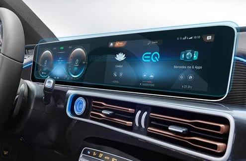 Защитное стекло Pixsel гибридное матовое на панель приборов Mercedes Benz EQC-CLASS-24,7" 2019 Защитное стекло Pixsel гибридное матовое на панель приборов Mercedes Benz EQC-CLASS-24,7" 2019
