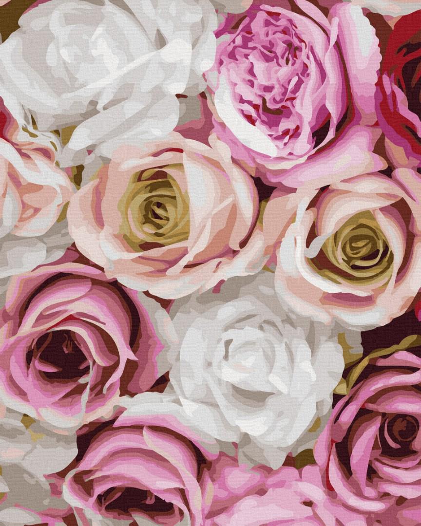 Картина по номерам Brushme Нежность роз 40x50 см (GX36670)