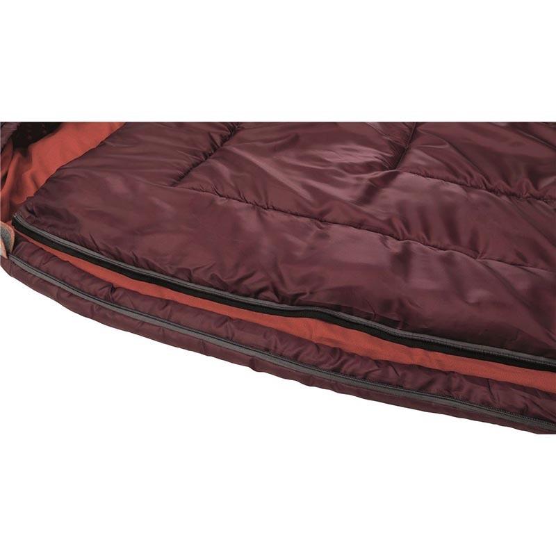 Спальный мешок Easy Camp Nebula M 7/2°C 180 см Left Zip Red (240157) - фото 7