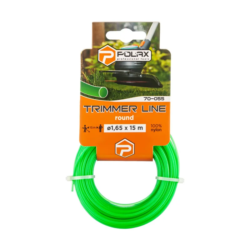 Жилка для триммера Polax "Круг" 1,65 мм 15 м (70-055)