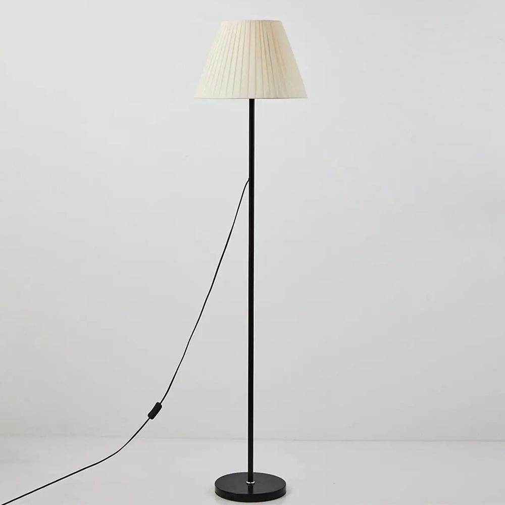 Торшер классический с абажуром Light House SRS-19803 BK/WT абажур белый Черный Торшер классический с абажуром Light House SRS-19803 BK/WT абажур белый Черный