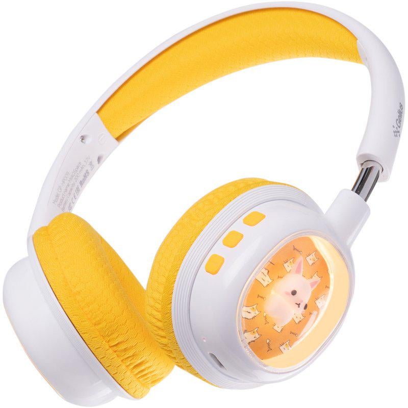 Навушники бездротові дитячі Gelius MIAOSpace GP HP-009 White/Yellow (101291)