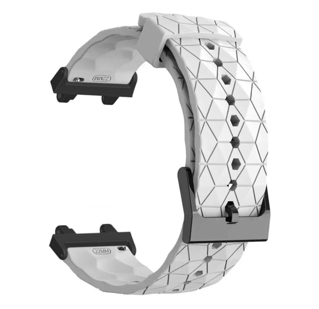 Ремешок силиконовый Primolux Dimond для часов Xiaomi Amazfit T-Rex 2 White (A2169/A2170)