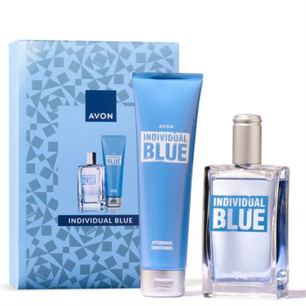 Набор Avon Individual Blue Туалетная вода и Бальзам после бритья (2868415726)