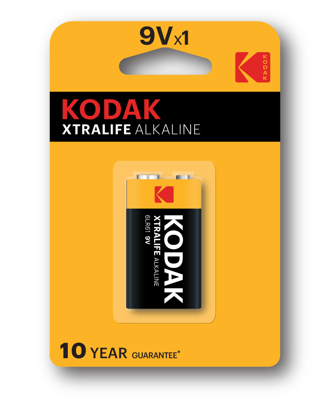 Батарейка Kodak 6LR61 крона Alkaline 9v (33146445)
