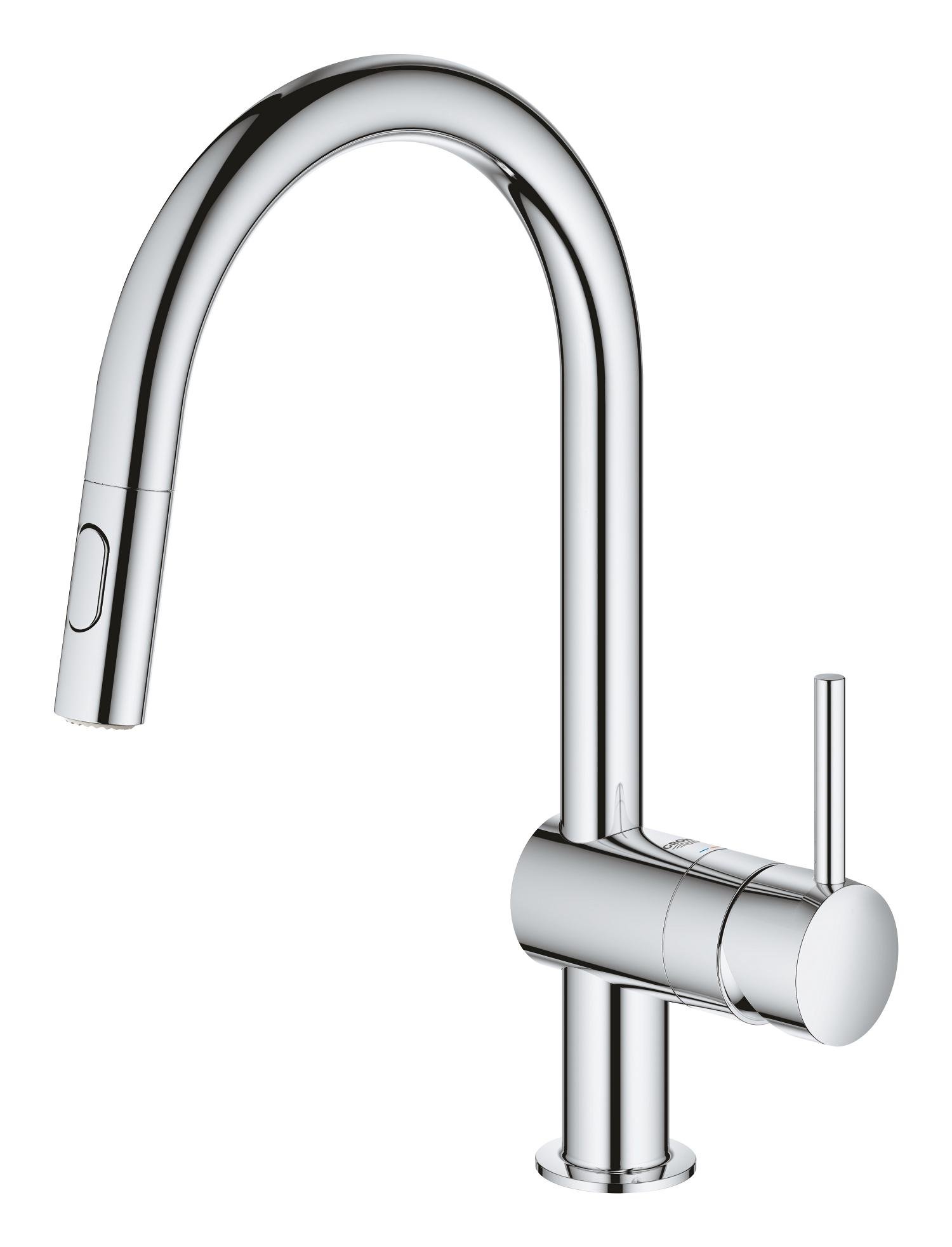 Смеситель для кухни GROHE Minta с выдвижным изливом Хром (32321002)
